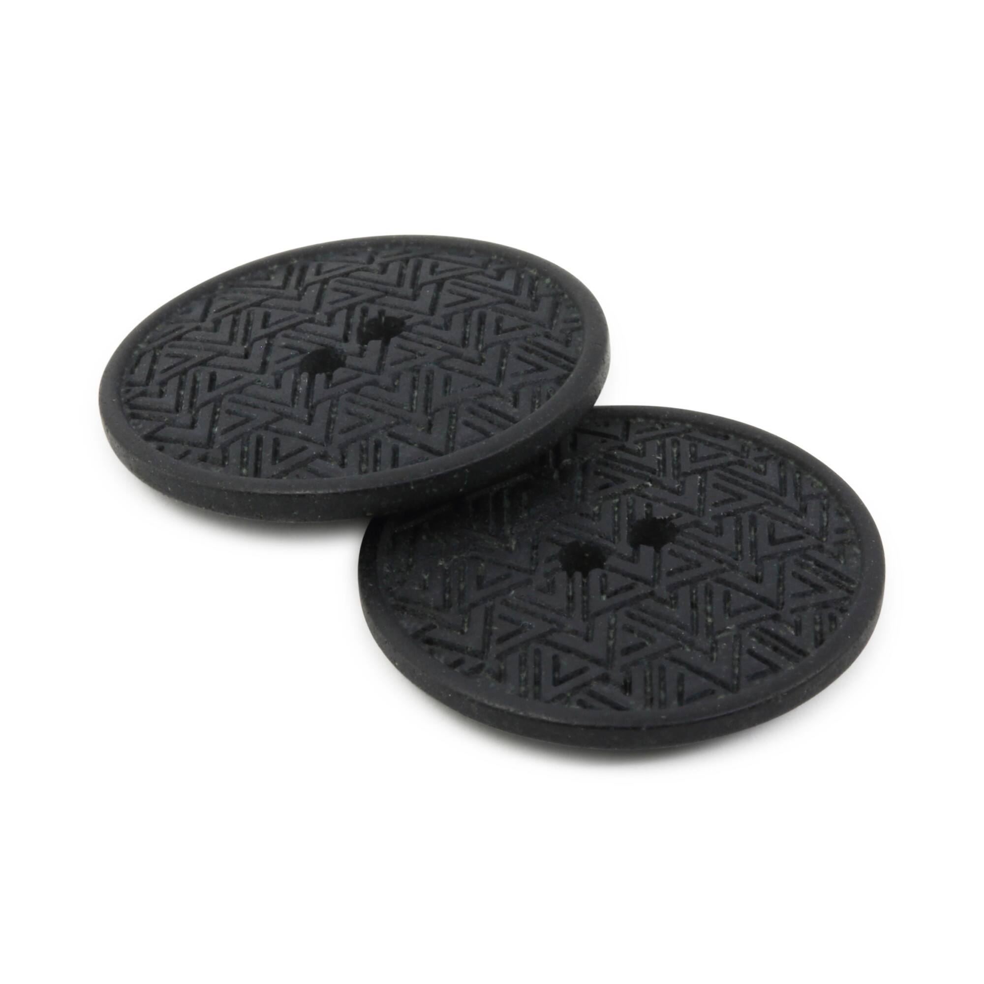 Dritz® 20mm Recycled Hemp Geometric Round Button